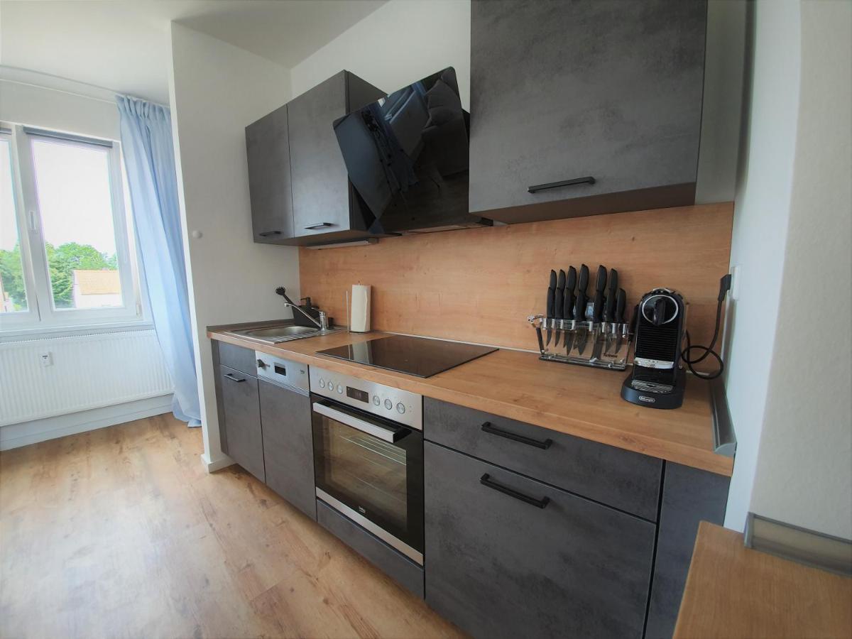 Pb Ferienwohnungen - Fewo 5 - Stilvoll Eingerichtetes Studio Im Herzen Senftenbergs Exteriör bild